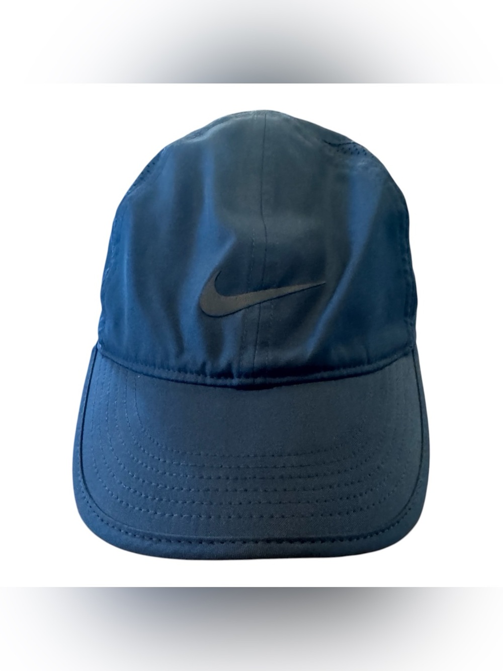 Nike Featherlight Dri-FIT Running Hat Navy Blue Adjustable Lightweight Cap